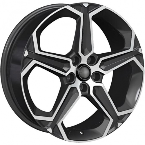 Khomen KHW 1909 7.5x19 5*114.3 ET40 DIA66.6 Black-FP Литой