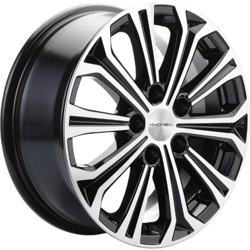 Khomen KHW 1610 6.5x16 5*114.3 ET47 DIA66.1 Black-FP Литой
