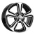 K&K КС777 6x15 4*100 ET48 DIA54.1 Алмаз черный Литой