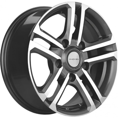 Khomen KHW 1602 6.5x16 5*139.7 ET35 DIA98.5 Gray-FP Литой