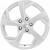 Khomen KHW 1713 7x17 5*108 ET50 DIA63.3 Black-FP Литой