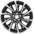Khomen KHW 1804 7.5x18 5*114.3 ET50.5 DIA67.1 Black-FP Литой