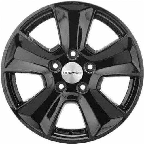Khomen KHW 1601 6.5x16 5*108 ET45 DIA60.1 Black Литой