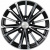 Khomen KHW 1611 6.5x16 5*114.3 ET47.5 DIA67.1 Black-FP Литой