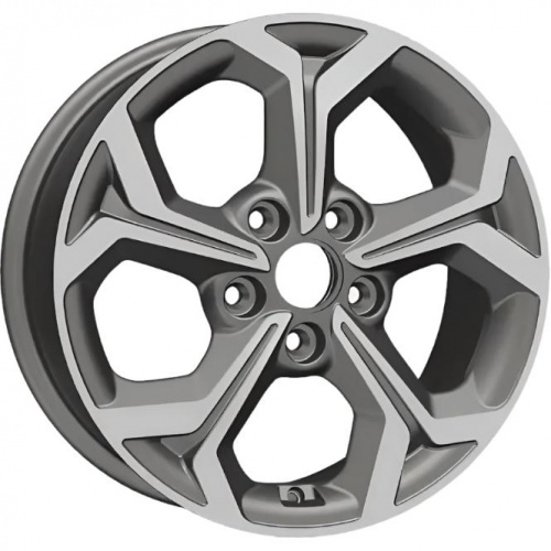 Khomen KHW 1606 6.5x16 5*114.3 ET43 DIA67.1 Gray-FP Литой