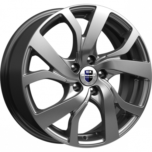 K&K Палермо 6.5x16 5*114.3 ET40 DIA67.1 Дарк платинум Литой