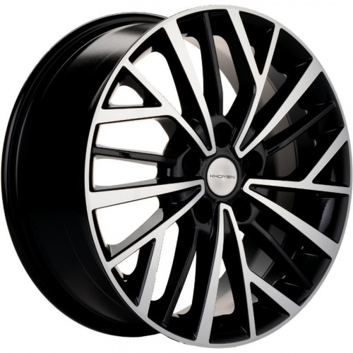 Khomen KHW 1717 7x17 5*108 ET50 DIA63.3 Black-FP Литой